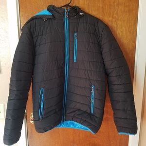 Galaxy by Harvic Spire Men's Puffer Bubble Jacket
